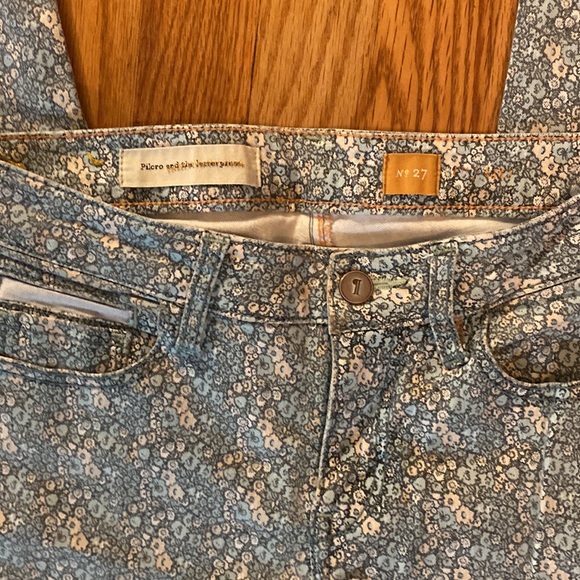 Anthropologie Pilcro floral denim style size 27 - Picture 6 of 7
